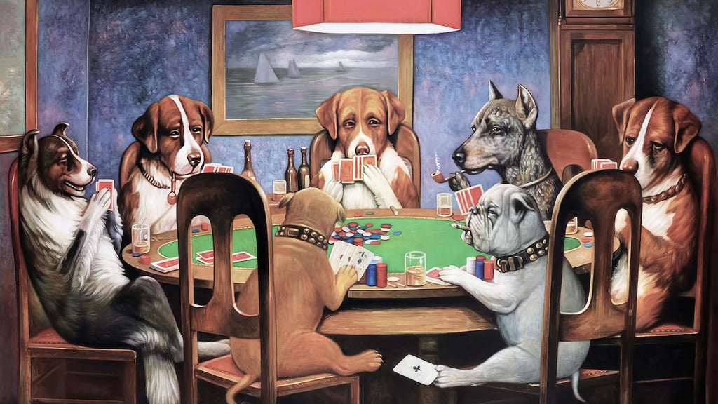 Poker Night Dogs Poster