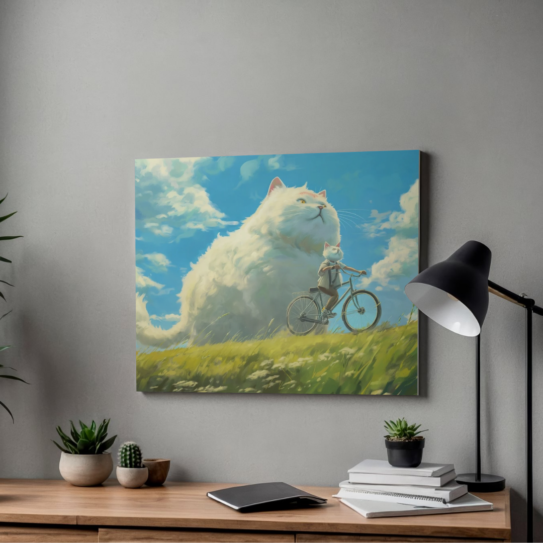 Dreamlike Animal Landscape Poster