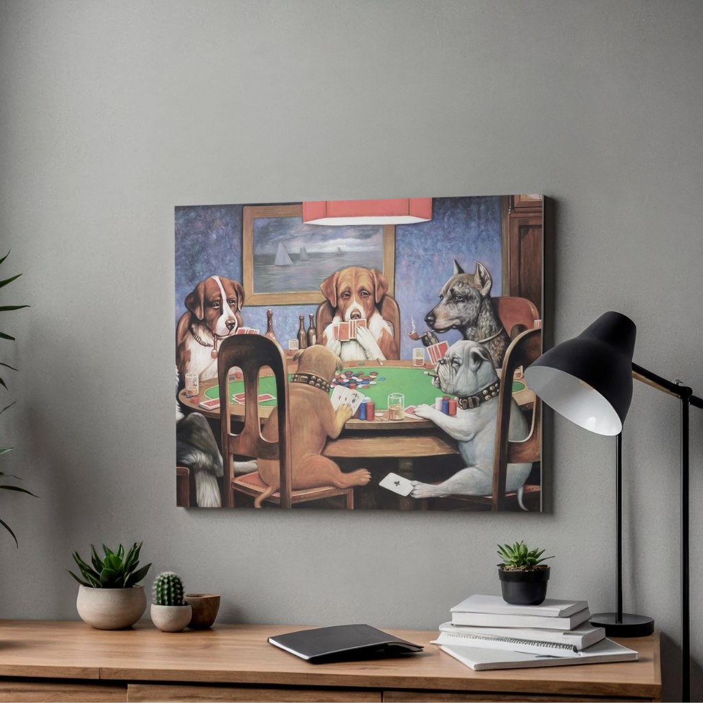 Poker Night Dogs Poster