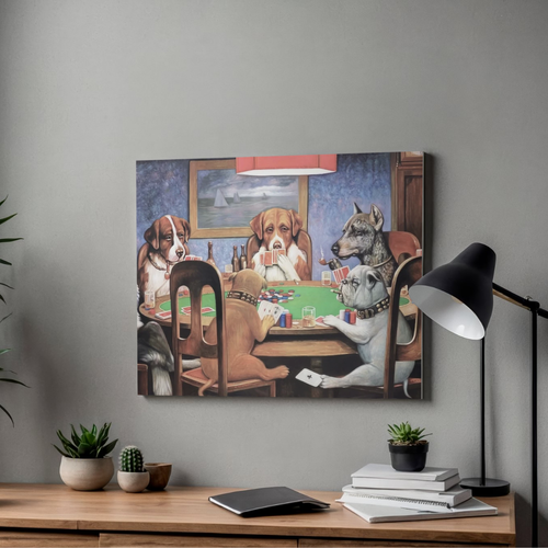 Poker Night Dogs Poster