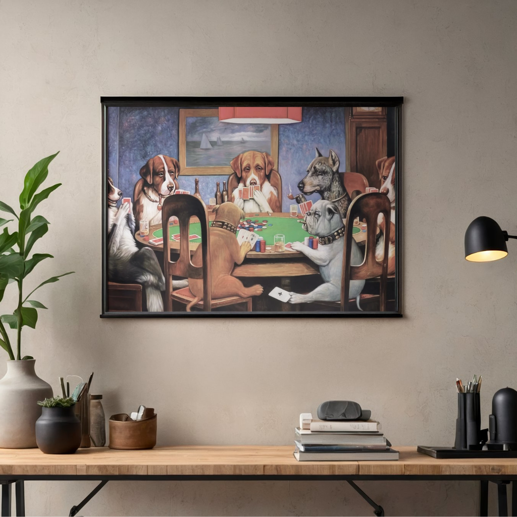Poker Night Dogs Poster